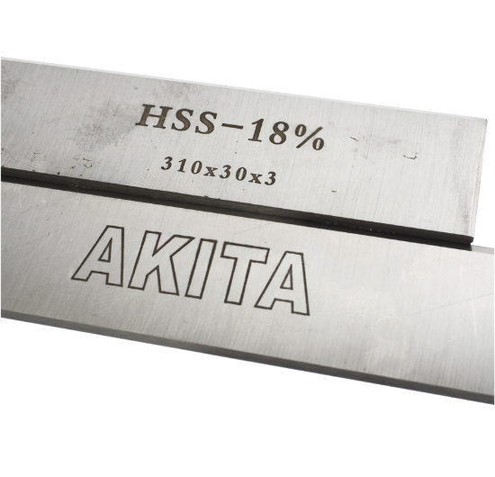 Akita Single Planer Knife HSS 18